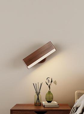 创意充电款卧室床头小夜灯可调节角度简约风客厅墙壁灯过道楼梯灯