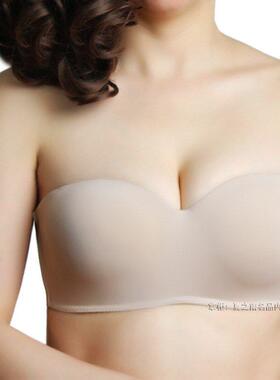 Tube Top Bra Women Bras Strapless Big Push Up Wrapped Padded