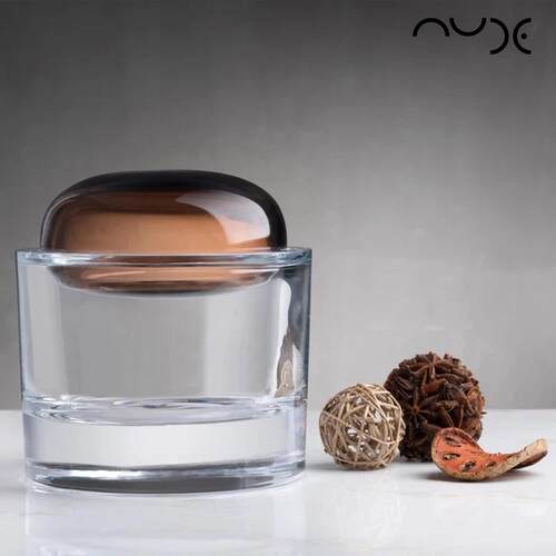 IF获奖作 Nude努德 土耳其进口水晶玻璃彩盖储物罐样板房装饰摆件 - 图3