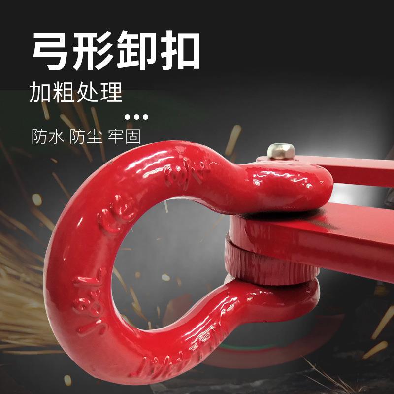 起重吊钳吊具大理石水泥板夹具钢性齿夹头1/2//5吨钻板夹木托夹 - 图2