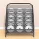 Magazine rack display rack book store shelf promotional information shelf single page display rack storage floor-standing newspaper newspaper rack