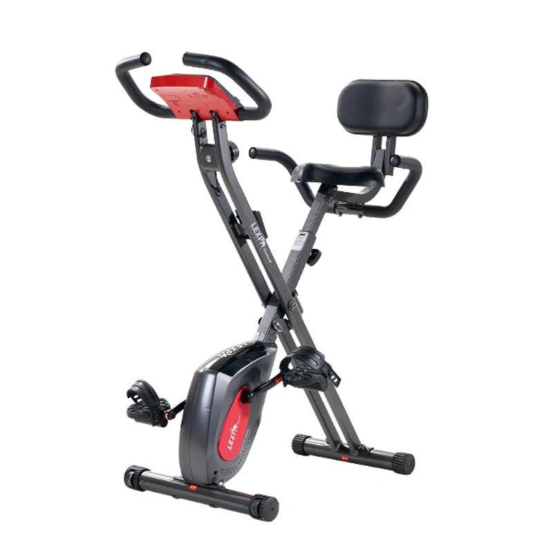 Authentic folding dynamic folding bicycle home fitness E-bike magnetically controlled silent small bicycle aerobic bicycle weight loss