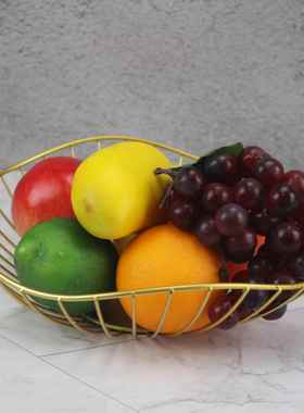 样板房间展厅客厅厨房餐厅仿真水果模型果盘软装饰品组合道具摆件