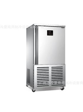 5盘10盘速冻冰柜鲜深海鱼包子饺子速冻柜商用不锈钢插盘风冷冰箱