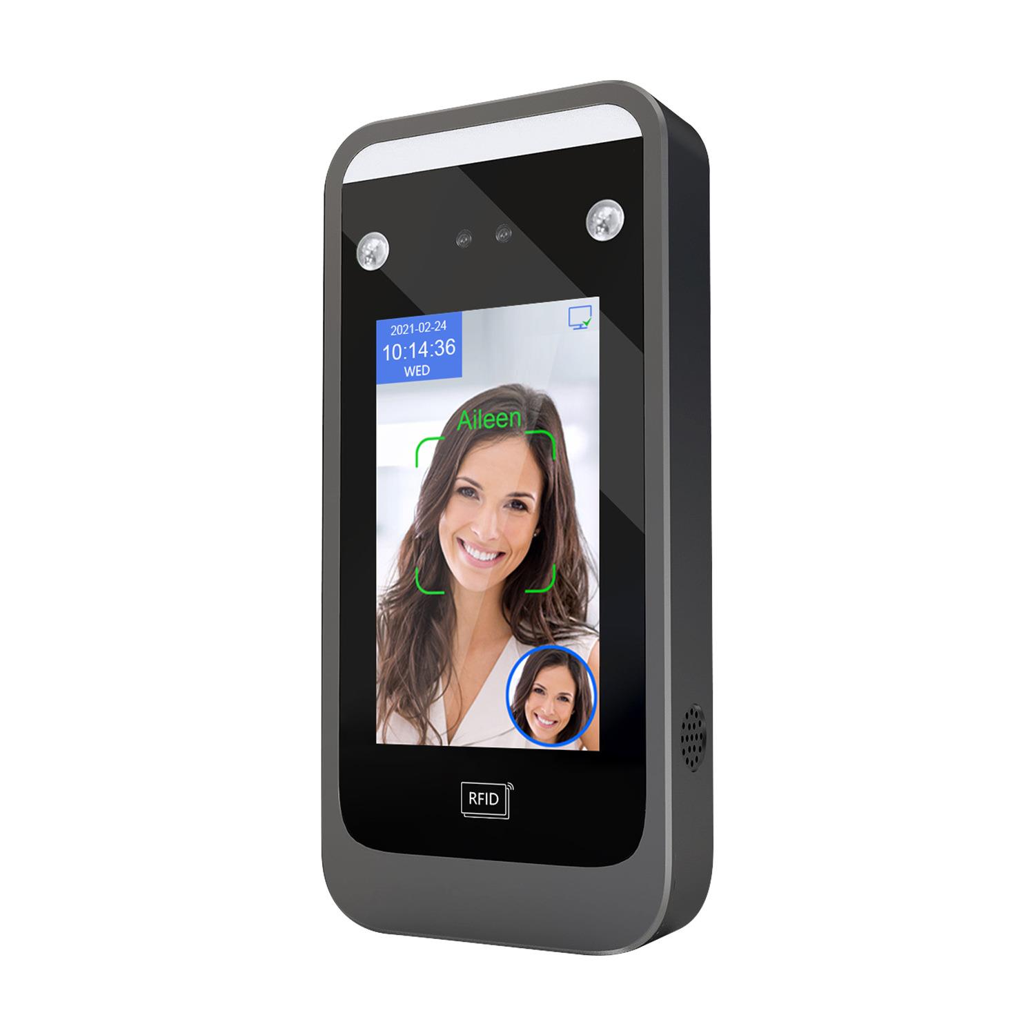 4.3-inch dynamic face recognition attendance and access control all-in-one machine, facial recognition and password swiping card swiping punch-in machine for work, foreign trade