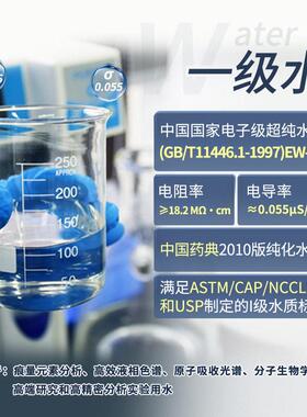 艾柯大学实验室一级水机 20L/H 超纯水 离子色谱实验专用