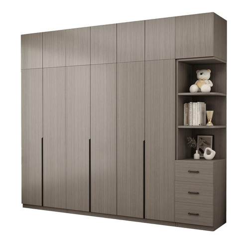 实木柜家用卧室生态板加厚衣子包安装出租房用收纳一柜体大HSK橱 - 图2