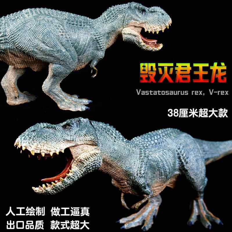 侏罗纪大号静态实心恐龙套装玩具模型塑胶仿真动物霸王龙镰刀棘龙,淘宝优惠券,粉丝福利购,淘宝优惠卷