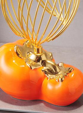 轻奢高档一帆风顺帆船摆件家居客厅玄关电视柜酒柜寓意好的装饰品