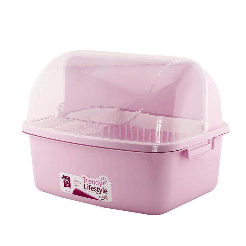 宝宝奶瓶收纳盒PP婴儿餐具箱大号晾晒干 干燥架沥水杯防尘收纳置,淘宝优惠券,粉丝福利购,淘宝优惠卷