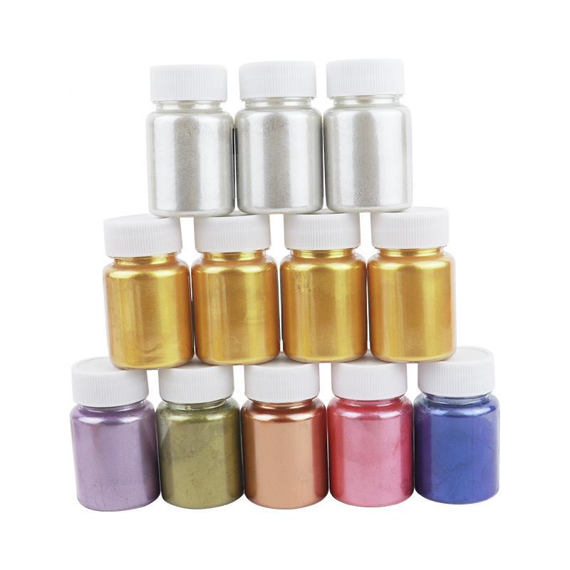 珠光粉星空闪金装饰闪粉口红防金色银色不可食用色粉流沙香水颜料 - 图1