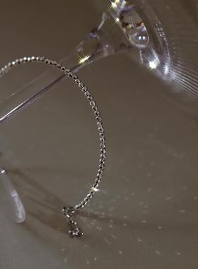 高档君君老树超级光952银手镯进口工艺每颗闪银珠个45刻面