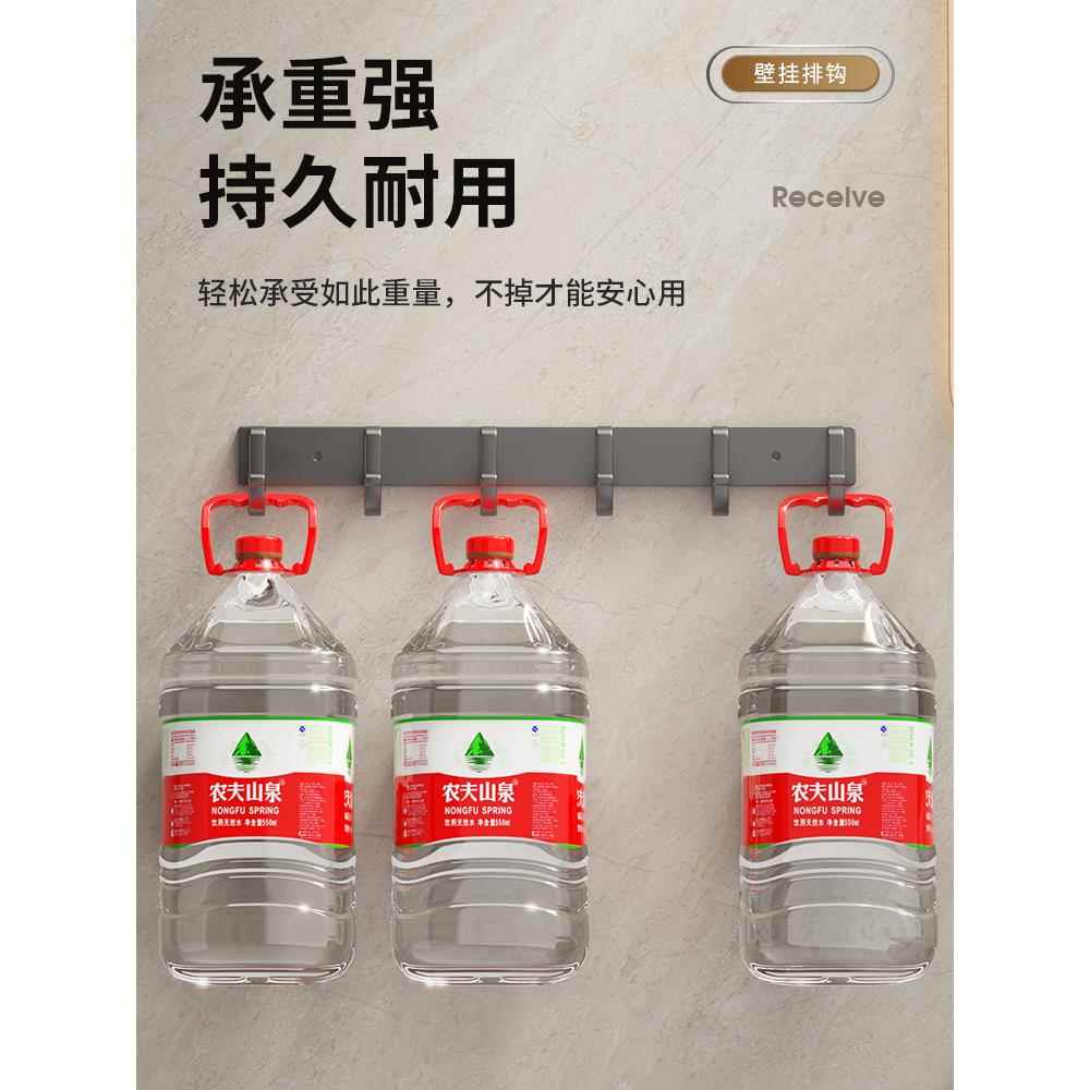 挂钩强力粘胶免打孔厨房浴室墙壁墙上门后挂架粘钩贴墙挂衣服钩子 - 图2