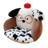 Big-eared dog leopard print seat cushion, backrest, integrated chair cushion, office cushion, dormitory seat butt cushion, bay window pouf