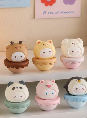 不倒翁情绪稳定器小摆神件办公室桌面装饰品女工位解压生日礼物生