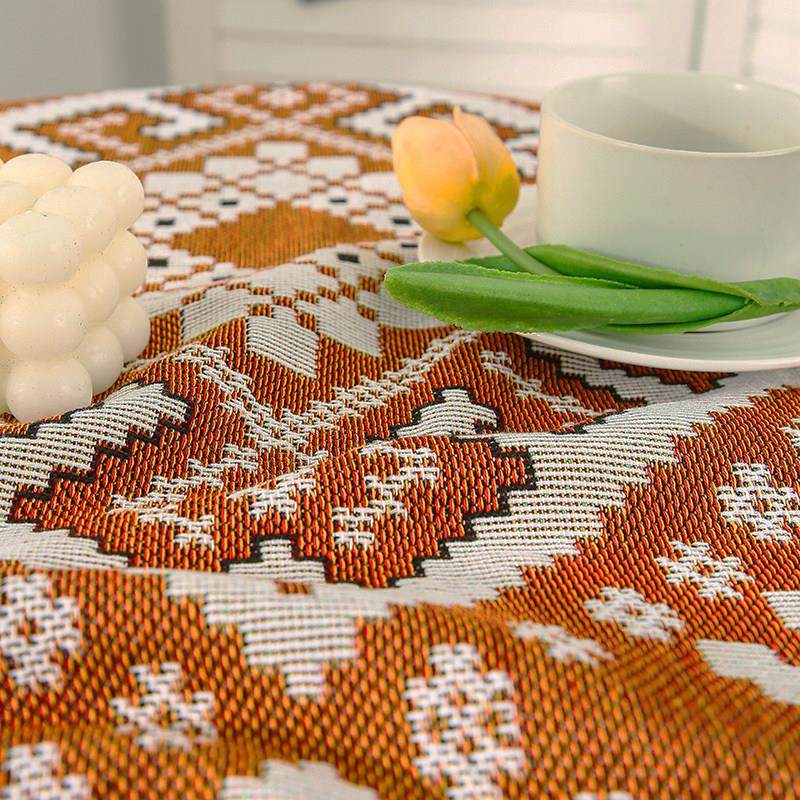 民族风圆桌布餐桌桌装饰桌子民宿样板间毯子户外露营铺蛋卷桌桌布,淘宝优惠券,粉丝福利购,淘宝优惠卷