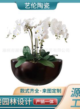 新中式创意黑色铸铁人摆件样板房电视柜卧室书房客厅桌面玄关饰品