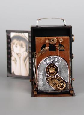 复古仿真老式照相机模型怀旧老物件摆设橱窗陈列道具装饰品摆件