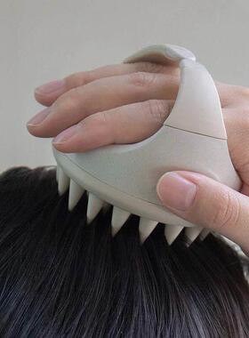 Scalp Brush Massager Sculp Scrubber Brush Wheat Straw Biodeg