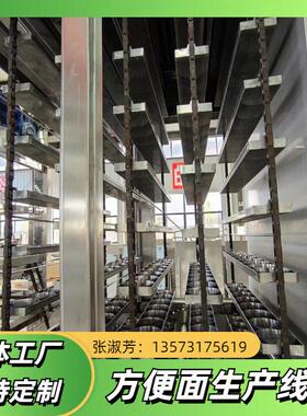 实力工厂试机生产方便面，油炸方便面生产线厂家，方便面加工机械