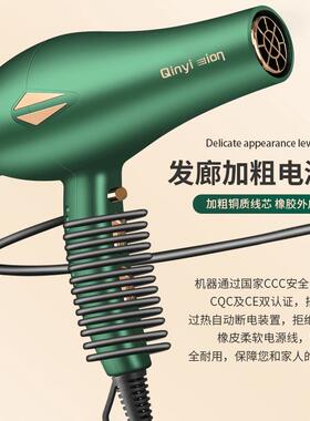 发廊电吹风机理发店大风力速干蓝光负离子理发师专用家用强风
