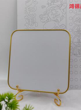 掐丝珐瑯画diy手工艺材料包套装非遗画板景泰蓝哑金包边底板