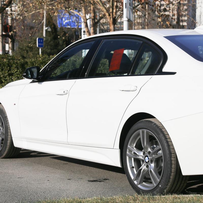 适用于宝马13-19新3系黑亮装饰条F30F35改装配件不锈钢车窗饰条 - 图1