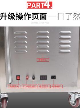 厂家直供大型电动球型爆米花机商用不锈钢球形爆谷机手动电动两用