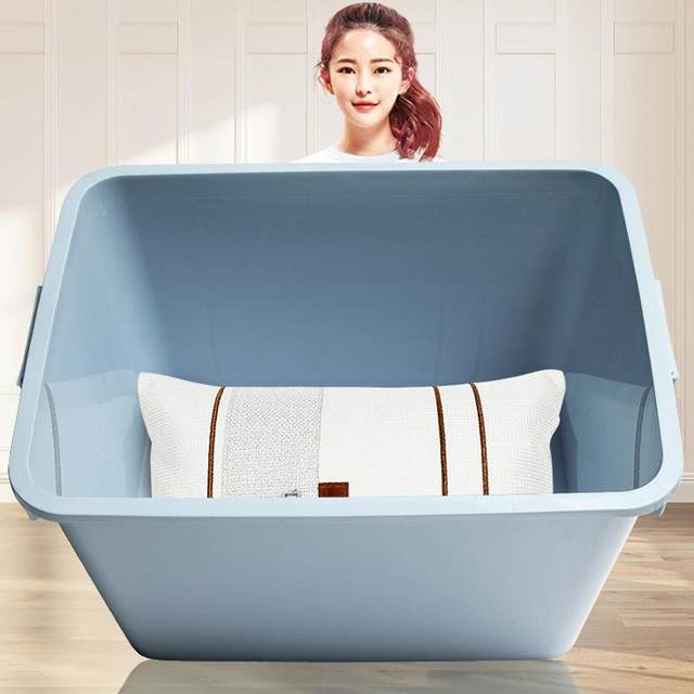 Extra-large storage box for household large capacity plastic finishing box for extra large storage box