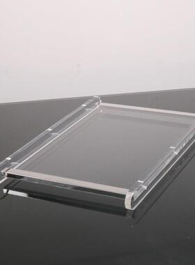 简桌约现代面克力金属边架托饰盘亚售楼处展示盘玄AHE关样板房装