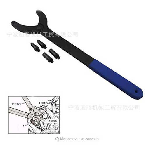 扳手保固定器齿轮曲轴正时凸轮轴皮带轮碳钢可调式汽挡工具板手支 - 图0