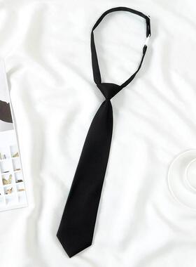 【天猫甄选】酒红色毕业领带日系jk免打学生学院风学士服领结女校
