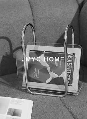 简约现代亚克力提书架志书收纳装板饰品家居25687样间书手房杂客