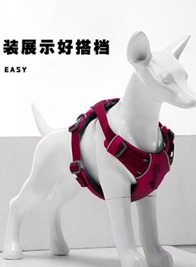 新款狗模型可拆卸狗胸背宠物衣服宠物用品直播间杜高犬展示狗模型