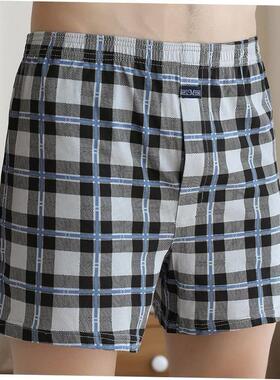 Men's cotton underwear loose boxer shorts宽松四角裤男式