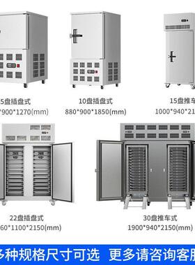 超低温速冻柜商用45盘推车式急冻柜包子海参肉类榴莲风冷速冻机