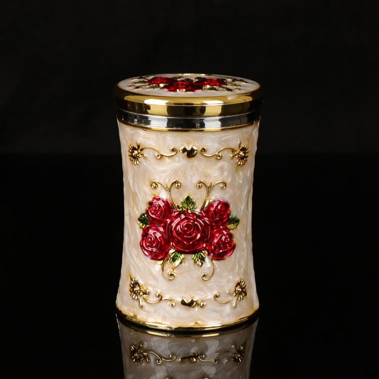 牙签盒欧式客厅奢华漂亮的家用时档个性创意时尚酒店餐厅