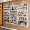 Hole board wall storage rack dormitory display rack hanging board study desk organize storage partition rack modern simple