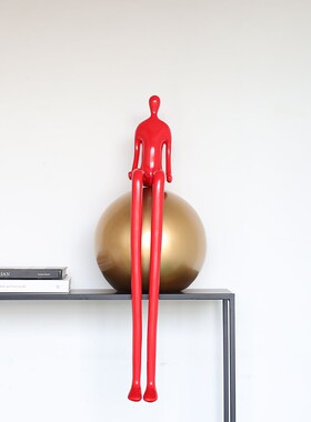 象长腿人雕塑落地台摆BJ0303件电视柜关酒店大堂玄商铺售楼物处抽