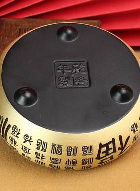 烟灰缸烟灰缸办公室黄铜装饰摆件