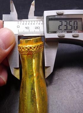 复古锌合金鎏金仿金马蹄三个一套 金属工艺品 文创市集老物件摆件