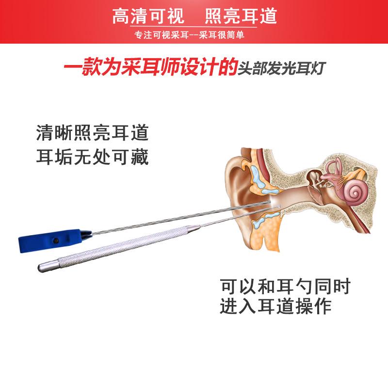 挖耳勺1.2毫米不锈钢防滑手工打磨专业可视采耳工具小耳孔掏耳朵 - 图3