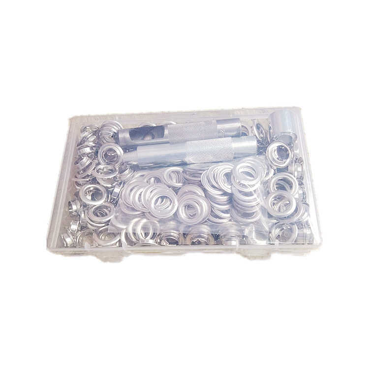 150套12mm气眼带安装工具 腰带风衣配件黄铜盒装鸡眼套装,淘宝优惠券,粉丝福利购,淘宝优惠卷