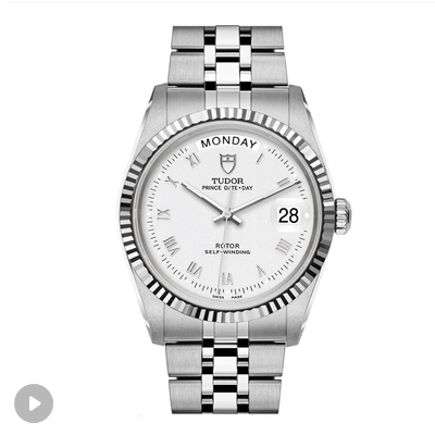 经典款9.8新 帝舵王子系列精钢自动机械腕表36MM男表76214-0013 - 图0