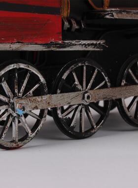 仿古创意礼个性属火车头模型 铁皮车模意型 创HC002品 特大号火车