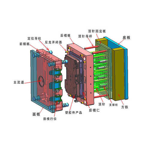 塑料模具制作厂家注塑模具加工专业KM制造商塑料产品外壳开发设计 - 图0