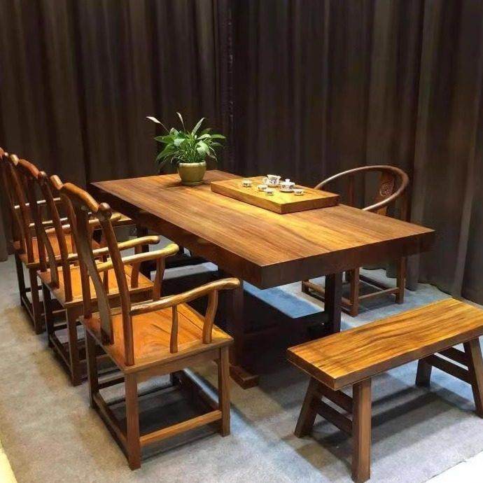 非洲奥坎花梨大板茶桌原木实木板办公吧台天然整张会议大班台书桌,淘宝优惠券,粉丝福利购,淘宝优惠卷