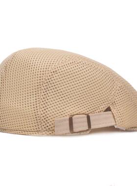 BIGWIG Men's Breathable Mesh Summer – Adjustable Flat Cap