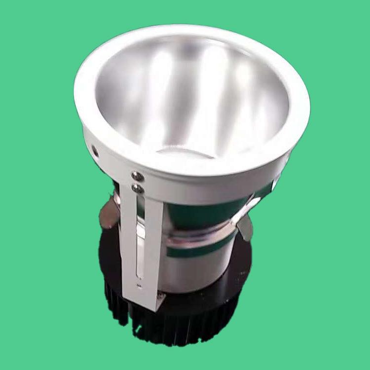 High CRI COB downlight embedded LED home black cup deep anti-glare no sub-spot ceiling 30W wall washing spotlight