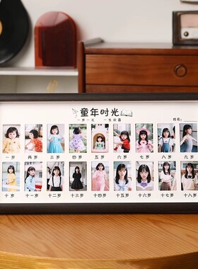 证件照幼儿园校园DIY亲子装饰画